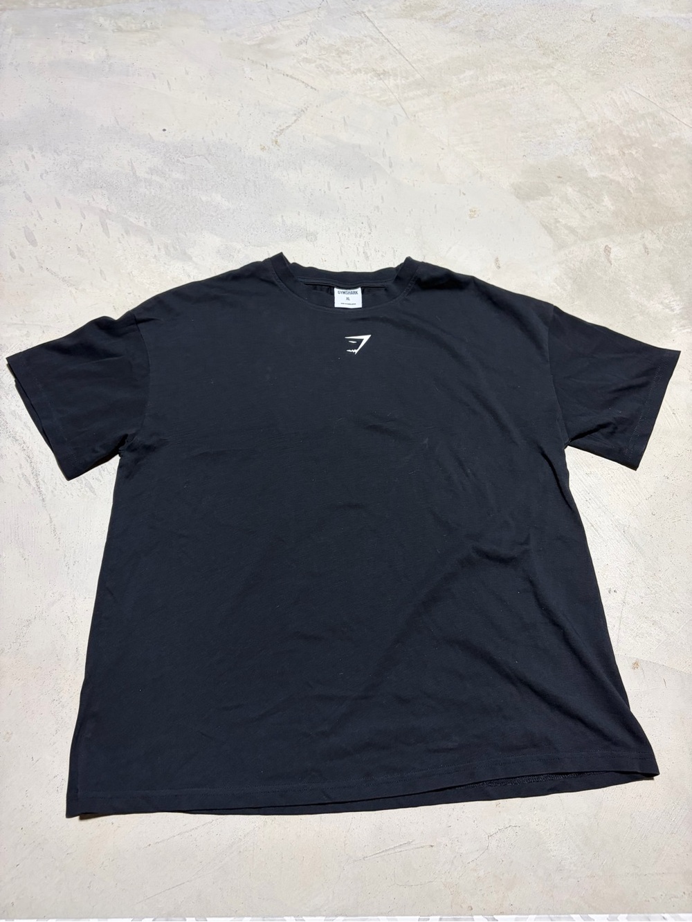 Gymshark Men’s Black Logo Crew Neck T-Shirt XL